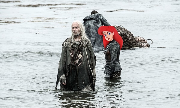 3. Ариэль (Русалочка) в роли Яры Грейджой