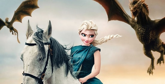 Художник показал, как выглядели бы девушки Диснея, сыграй они в "Игре престолов"