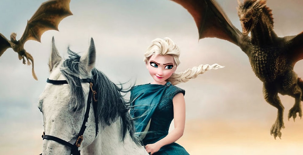 Художник показал, как выглядели бы девушки Диснея, сыграй они в "Игре престолов"