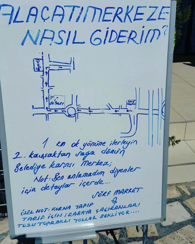 Üşenmeden şekilli anlatım yapan ailenizin marketi Sörf Market, Alaçatı'da onlayn!