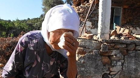 Depremde Yıkılan Evine Değil Ölen Civcivlerine Ağlayan Elleri Öpülesi Nine
