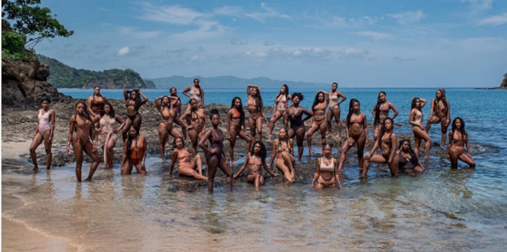 Буйство меланина: Университетский женский клуб чернокожих девушек устроил фотосессию в тропиках