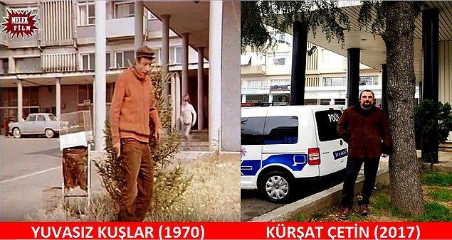 25. YUVASIZ KUŞLAR (1970) Münir Özkul'un arkasındaki o küçük fidan ağaç olmuş.
