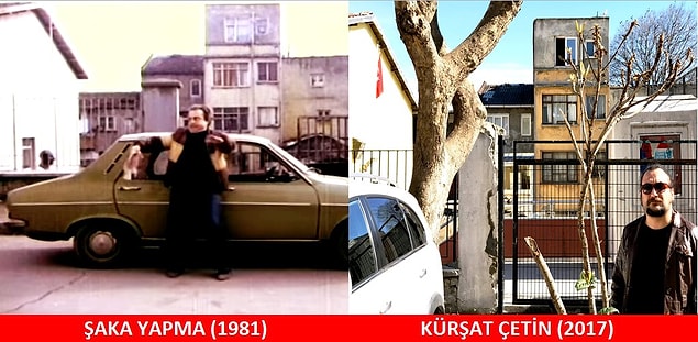 26. ŞAKA YAPMA (1981) Zeki, arabayı silerken.