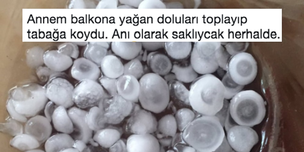İstanbul'daki Dolu Yağışına Tepkisiz Kalamamış 17 Kişi