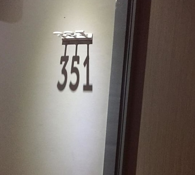 12. Gölgeden oda numaraları