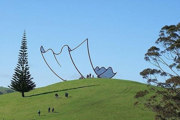 19. Yeni Zelanda'daki gerçek bir heykel bu. Çizgi film sahnesi gibi!