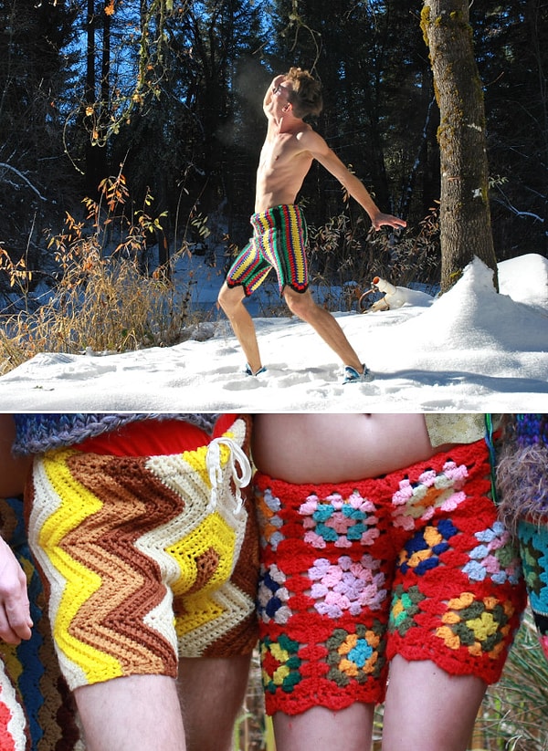 10. Вязаные шорты. На прохладные летние вечера