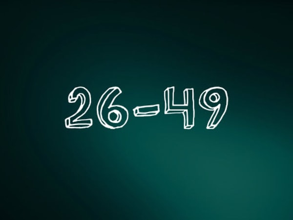 Вам от 26 до 49 лет!