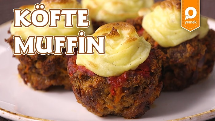 Üzeri Leziz Patates Püreli Köfte Muffin Nasıl Yapılır?