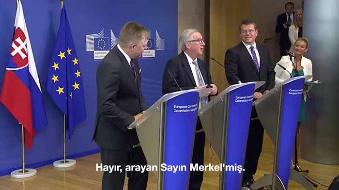 Jean-Claude Juncker: 'Eşim Arıyor Galiba Pardon Merkel'miş'