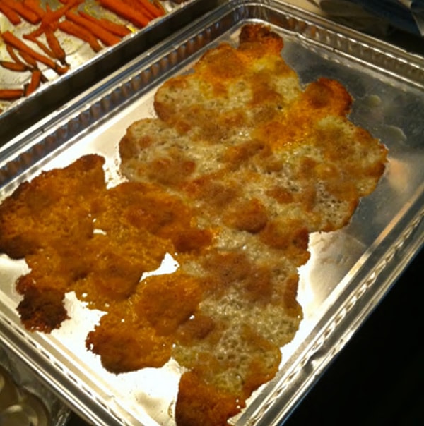 13. Вроде бы это сыр... Но вот только зачем так с ним поступать?