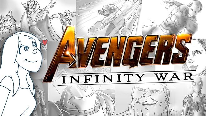 Çizimlerle Avengers Infinity War Fragmanı
