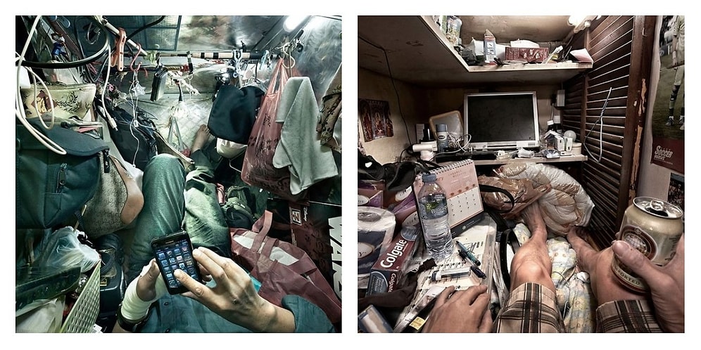 Оскорбление человеческого достоинства: как живут люди в квартирках-кабинках Гонконга