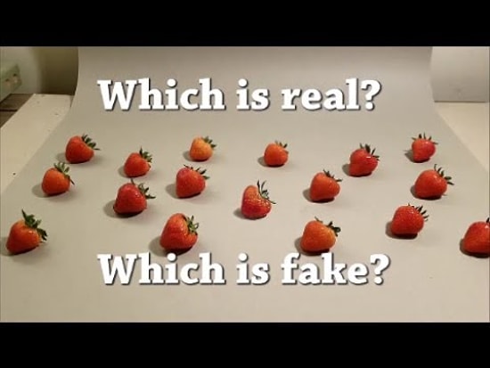 Мини видео тест: Сможете ли вы сразу определить, что нарисовано, а что настоящее?