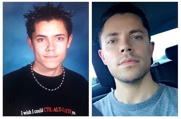 1. Всего лишь избавился от геля для волос!