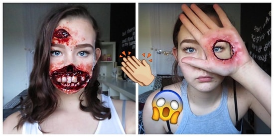 Özel Efekt Makyajlarıyla Herkesin Tüylerini Diken Diken Eden 13 Yaşındaki Dev Yetenek!