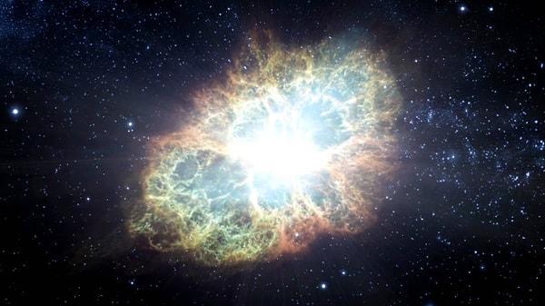 2. Bir milyon yıl içinde, dünyamıza yakın en az bir yıldızda süpernova patlaması olacak.