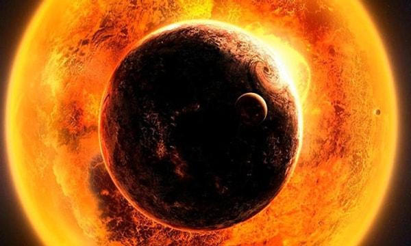 5. Güneş, 7 milyar yıl sonra Merkür, Venüs ve Dünya’yı yutacak kadar büyüyecek.