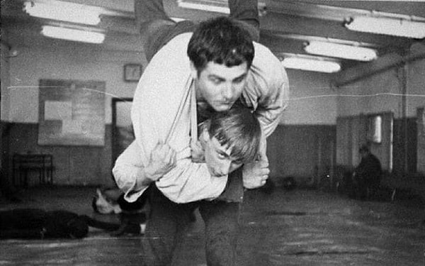 8. Путин в секции дзюдо с другом Василием Шестаковым в Ленинграде. 1971 год.