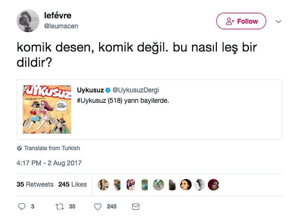 Birçok sosyal medya kullanıcısı bu kapağa tepkisiz kalmadı.