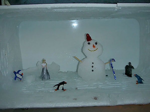 4. "Пошел размораживать холодильник и увидел, что мой сосед тут слегка уже поразвлекся"