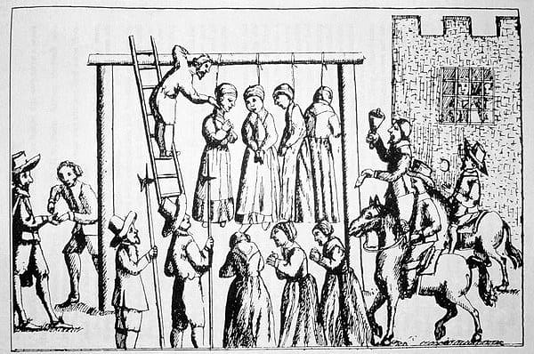 Вы были повешены в 1692 году во время судебного процесса над салемскими ведьмами.