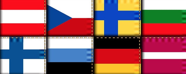 1. Каковы цвета флага Женовии?