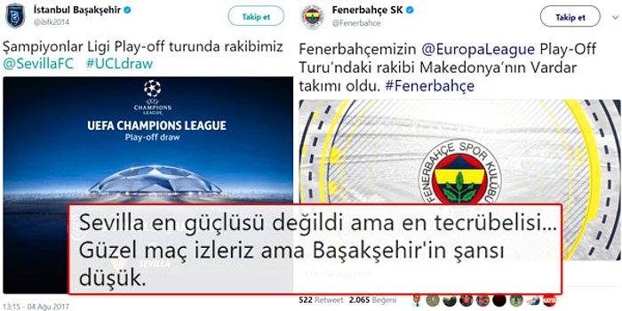 Başakşehir ve Fenerbahçe'nin Avrupa'daki Rakipleriyle İlgili Bir Yorumda Bulunan 16 Kişi
