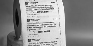 Trump Ekonomiye Can Veriyor: Bir Girişimci Başkan'ın Tweetlerinden Tuvalet Kağıdı Yaptı