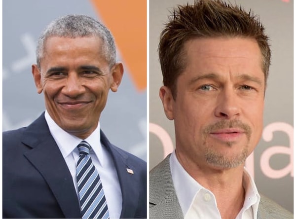 3. Президент Обама также приходится 9-юродным братом красавчику Брэду Питту.😍