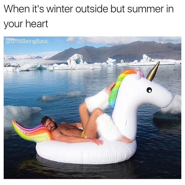 16. На улице зима, а в душе лето!