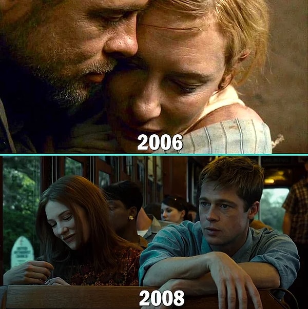 2. Брэд Питт и Кейт Бланшетт