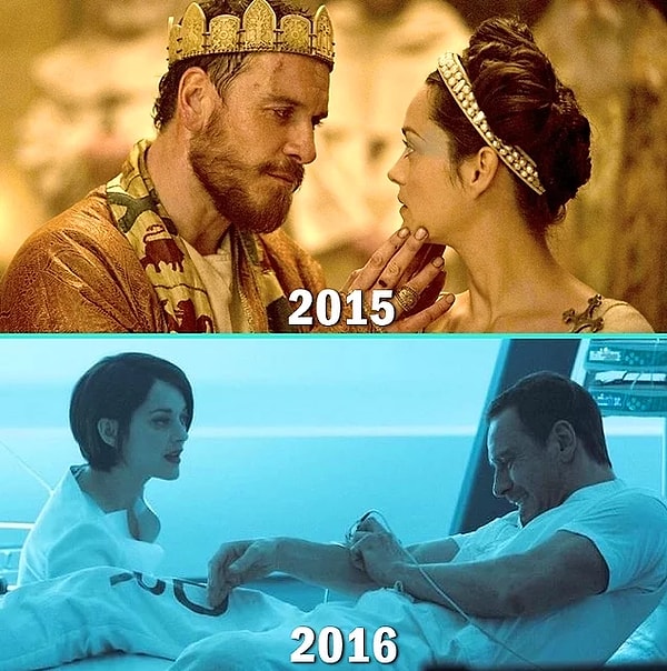 14. Майкл Фассбендер и Марион Котийяр