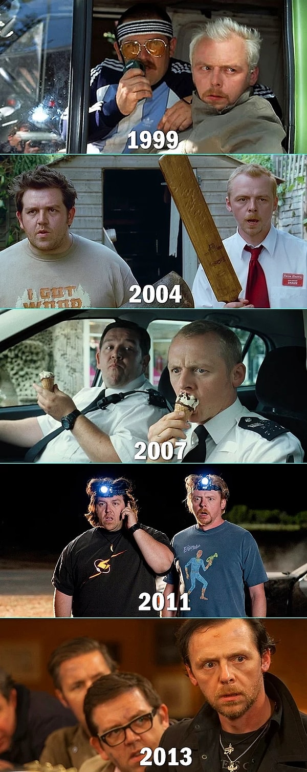 17. Саймон Пегг и Ник Фрост