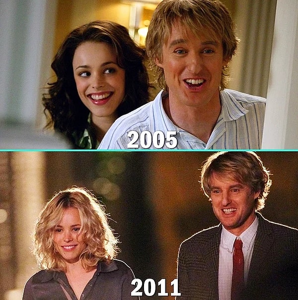 18. Рэйчел Макадамс и Оуэн Уилсон