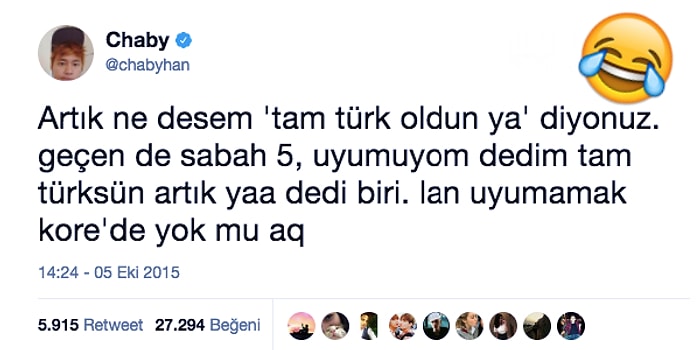 Elin Oğlu Twitter'da Kırıp Geçiriyor! Koreli Çocuk Chaby Han'ın Attığı Birbirinden Komik 23 Tweet