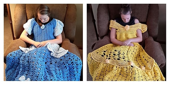 Девушка создает одеяла в виде платьев диснеевских принцесс, которые сделают ваш сон волшебным