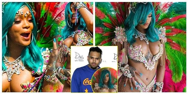 Kaçan Balık Büyük Olur Chris! Yeni Tarzıyla Barbados'u Sallayan Rihanna Ex Aşkını Sallamadı
