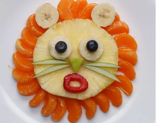 9. А это милашные животные из фруктов