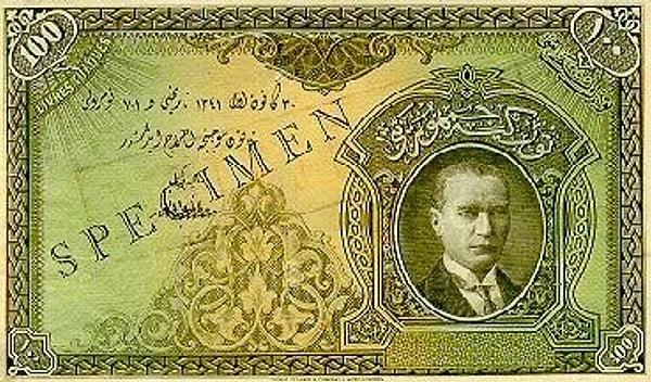 12. Son olarak; cumhuriyet tarihinin ilk kağıt parası ne zaman tedavüle girmiştir?
