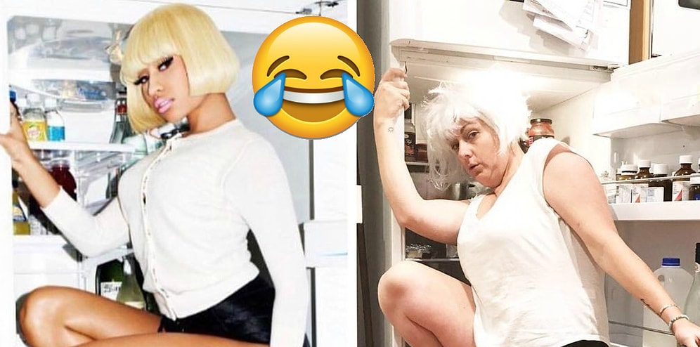 Комедиантка делает пародии на фото звезд в Инстаграм, и все умирают со смеху