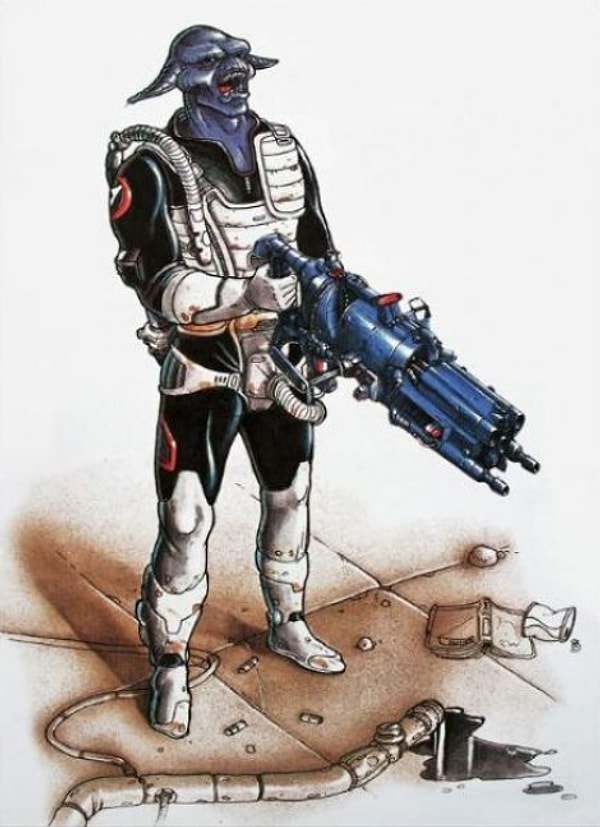 5. Жиро и Мезьер выполнили множество красочных концепт-артов, которые стали визуальным ориентиром для будущей картины