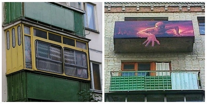 Балкон как вид народного фольклора? 23 забавных фото балконов в России