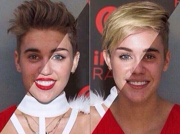 3. Майли Сайрус и Джастин Бибер