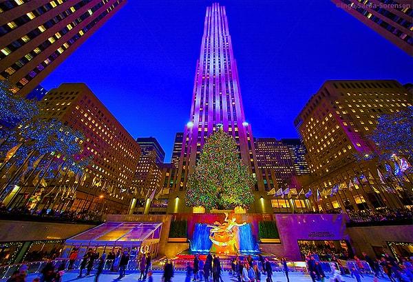 5. Yolunuz bir gün New York City’ye düşerse, en iyi manzara için herkesin yaptığı gibi Empire State binası yerine Rockefeller Center’daki gözlem noktasını deneyin.