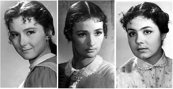 13. Фотопробы на роль Катюши Масловой в фильм "Воскресение" — Татьяна Лаврова, Зинаида Кириенко, Валентина Малявина. В итоге сыграла Тамара Сёмина