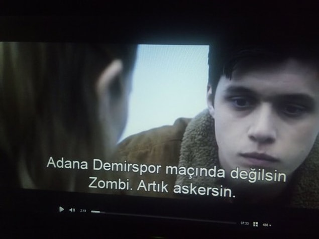 7. Zombi sana diyorum