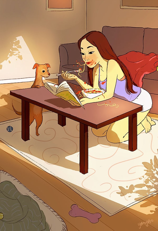 23. Не следить за тем, как ты ешь, ведь никто тебя не видит