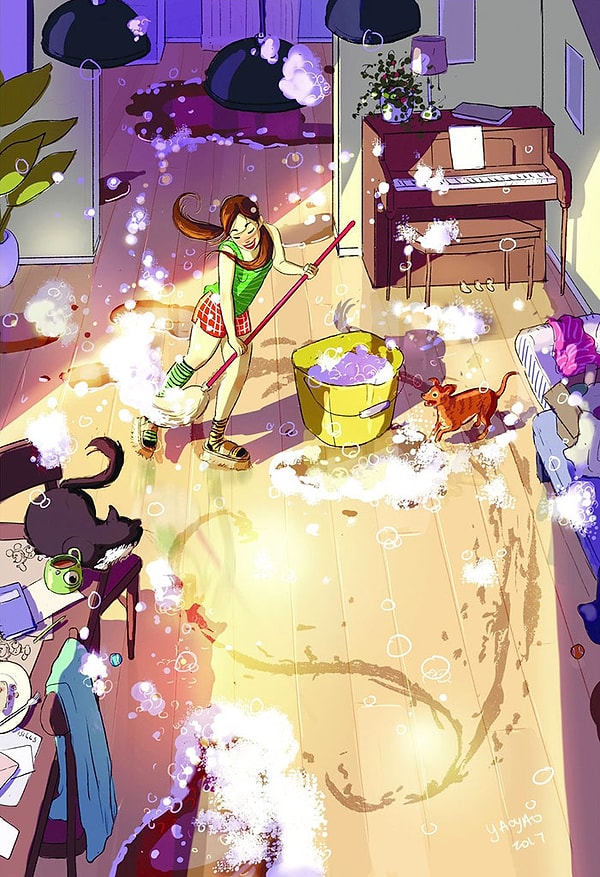 25. Убираться, как и когда тебе удобно